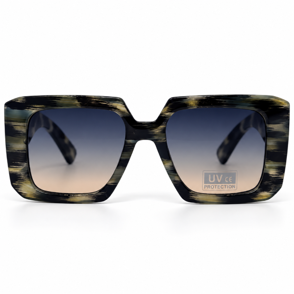 Carey verde oliva y negro