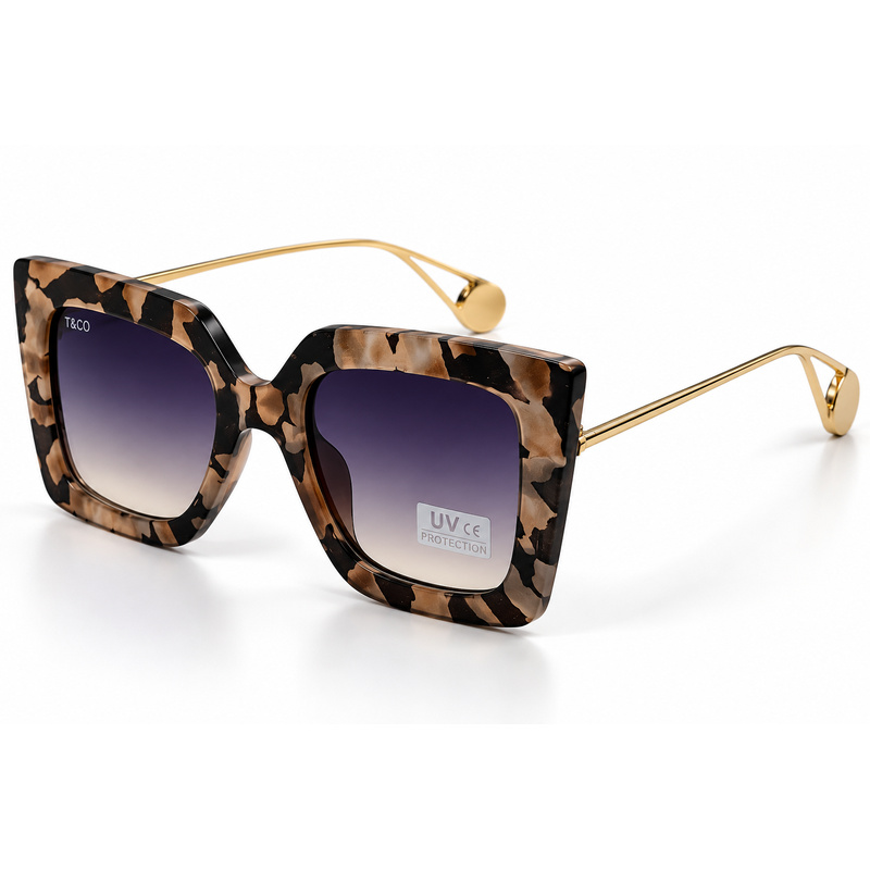 Carey beige y negro